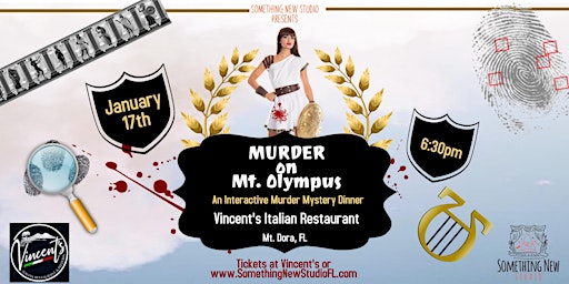 Murder on Mt. Olympus - An Immersive Murder Mystery Dinner Event primary image