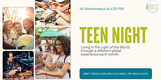 Teen Night: Living in the Light of the World! primary image