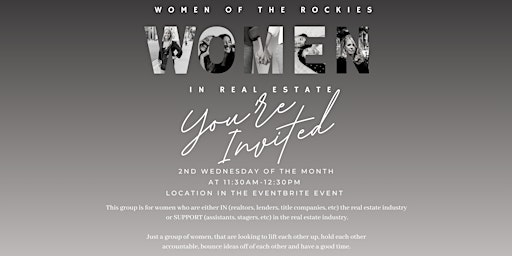Imagem principal de Women of the Rockies in Real Estate - Colorado Springs