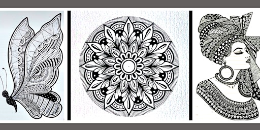 Hauptbild für ONLINE: Draw Cute Mandala