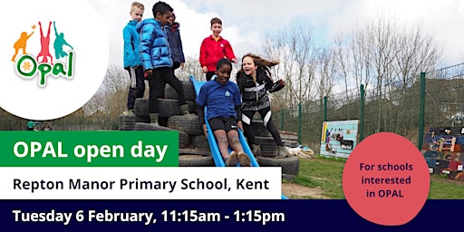 NEW interest schools: OPAL school visit - Repton Manor Primary School, Kent primary image