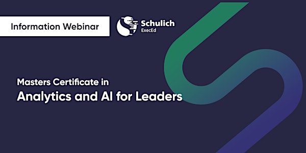Masters Certificate in Analytics and AI for Leaders