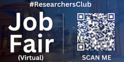 Primaire afbeelding van #ResearchersClub Virtual Job Fair / Career Expo Event #Montreal