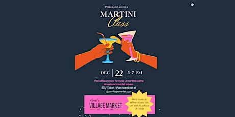Martini Cocktail Class primary image