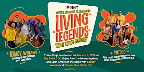 Living Legends Three Kings Concert primary image