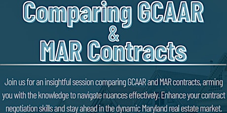 Comparing GCAAR and MAR Contracts CE