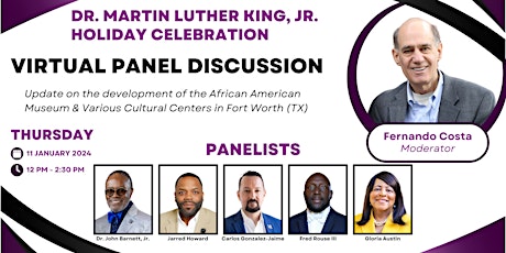 Imagem principal do evento Virtual Panel Discussion | Update on African Amer. Museum & Culture Centers