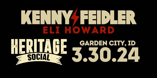 Image principale de Kenny Feidler and the Cowboy Killers + Eli Howard @ Heritage Social