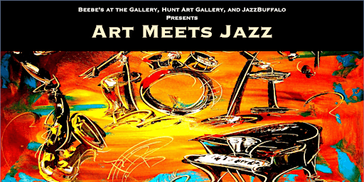 Imagem principal do evento Art Meets Jazz at Beebe's at the Gallery and the Hunt Art Gallery