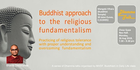 BUDDHIST APPROACH TO THE RELIGIOUS FUNDAMENTALISM primary image