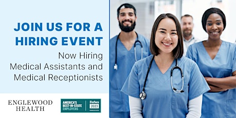 Certified Medical Assistant Hiring Event - June 2024