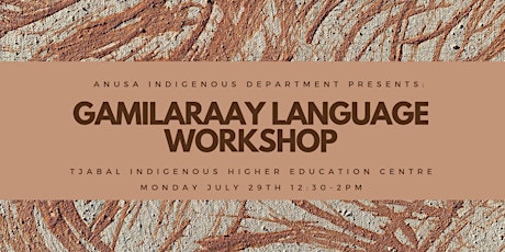 Gamilaraay Language Workshop primary image