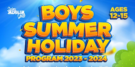 Summer Boys Holiday Program 2023/24 primary image