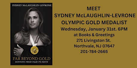 Meet Sydney McLaughlin-Levrone Wed. Jan. 31st. 6PM primary image