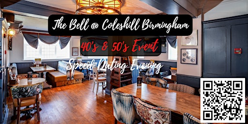 Hauptbild für 40's & 50's Speed Dating Evening in Coleshill