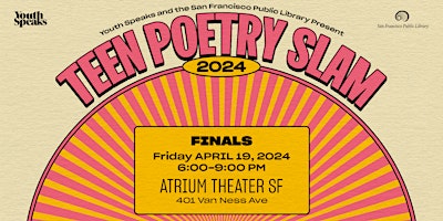 Youth Speaks Teen Poetry Slam Finals primary image
