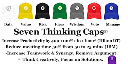 Imagem principal do evento Seven Thinking Caps by first trainer Six Hats, Ha Noi from US$125