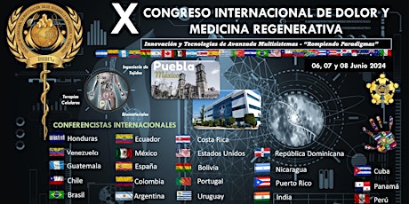X Congreso Internacional de Dolor y Medicina Regenerativa – SIISDET