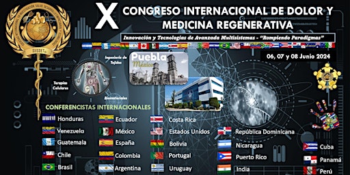 X Congreso Internacional de Dolor y Medicina Regenerativa – SIISDET primary image