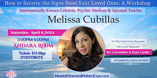 Hauptbild für How to Receive Signs for Your Loved Ones with Melissa Cubillas