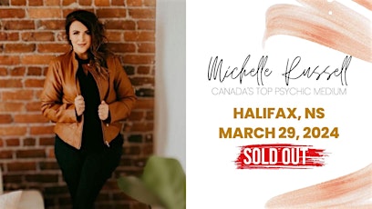 Halifax, NS - March 29 - SOLD OUT!