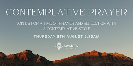 Contemplative Prayer - August 2024