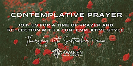 Contemplative Prayer - September 2024
