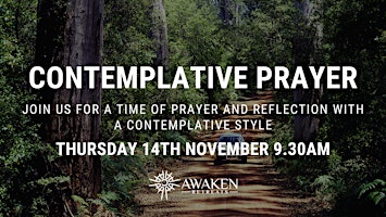 Image principale de Contemplative Prayer - November 2024