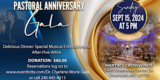 Imagen principal de Dr. Charlene Monk 40th Pastoral Anniversary Gala