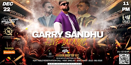 Garry Sandhu Live in NYC primary image