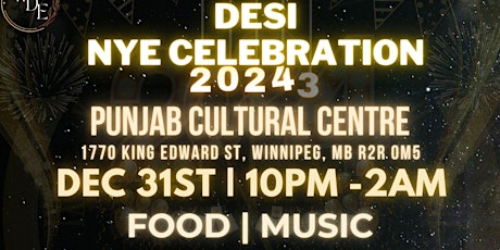 2024 DESI NYE CELEBRATION | Punjabi DJ Club New Year Party (DEC 31) primary image