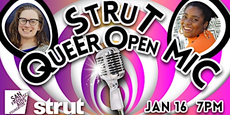 Strut Queer Open Mic! JANUARY SHOW! primary image