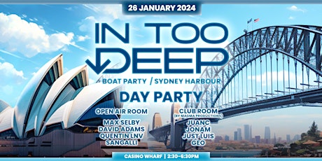 InTooDeep  - Australia Day - DOUBLE Boat Party TONIGHT primary image