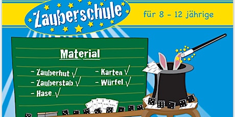 Imagem principal do evento Zauberschule mit McWib für 8-12 Jähringe 3.5 Std incl. Eintritt Zaubershow
