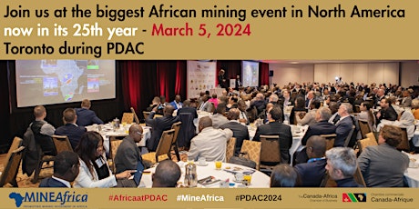 Imagen principal de 25th African Mining Breakfast & 22nd Investing in African Mining Seminar