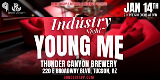 R&R ENT and QONCERT presents - INDUSTRY NIGHT (YOUNGME LIVE) primary image