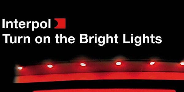 Classic Album Sunday D.C.: Interpol "Turn on the Bright Lights"