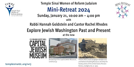 TSWRJ Mini-Retreat at the Capital Jewish Museum, January 21 primary image