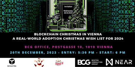 Imagen principal de Blockchain Christmas in Vienna