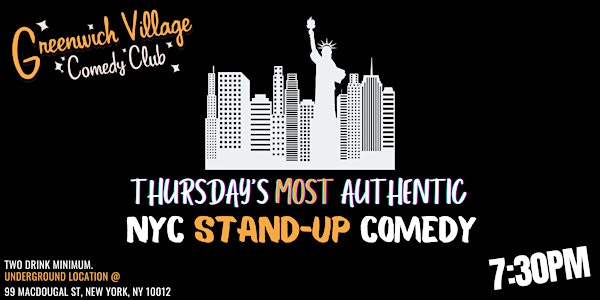 Thursday's Most Authentic NYC Stand-Up Comedy! Free Comedy  Show Tix