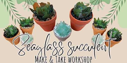 Seaglass Succulent Make & Take Workshop primary image