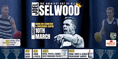 The Greatest Cat of All 'Joel Selwood' LIVE in Hamilton! primary image