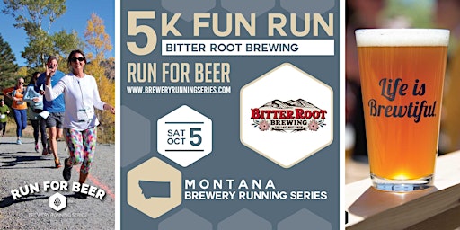 Imagen principal de 5k Oktoberfest Run x Bitter Root Brewing | 2024 MT Brewery Running Series