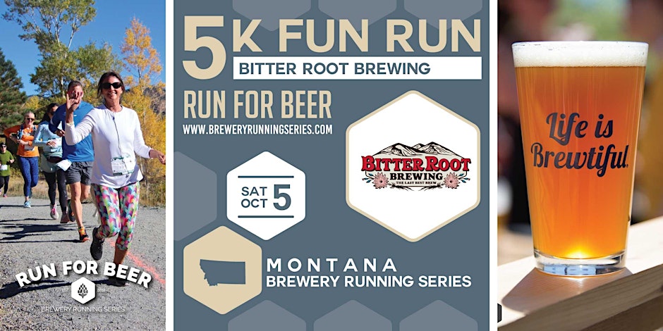 5k Oktoberfest Run x Bitter Root Brewing  event logo