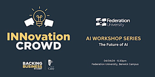 Imagem principal do evento Innovation Crowd - AI Workshop Series - The Future of AI