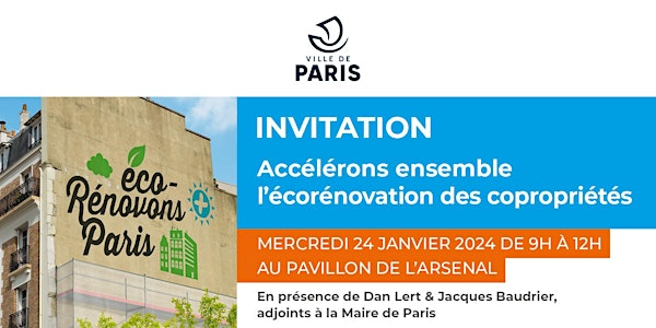 Les rencontres professionnelles d'Eco-Rénovons Paris+