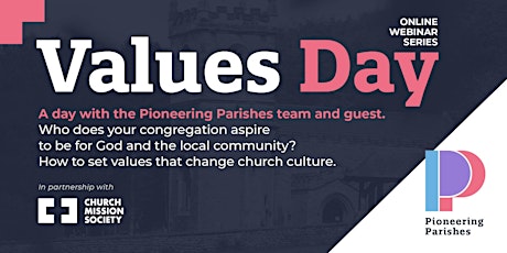 Pioneering Parishes - Values Day webinar