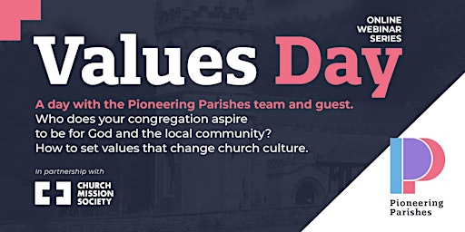 Pioneering Parishes - Values Day webinar primary image