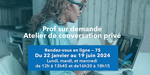 Prof sur demande: atelier de conversation privé primary image