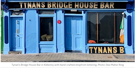 Image principale de IGS Lecture: 'Vernacular Shopfront Lettering' - with Deirdre Maher Ring